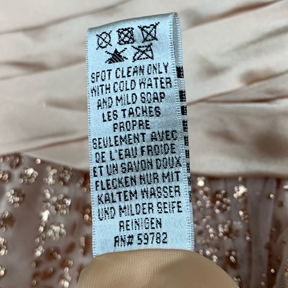 Hailey Logan Adrianna Papell Strapless Tulle Dress - Picture 12 of 12